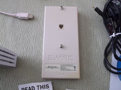 AT&T 2701HG-B Hi Speed Internet Wireless Router Modem Gateway & Accessories - Picture 6 of 10