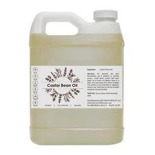 Castor oil organic 100% pure hexane-free natural hair beard eyelash growth 32 oz