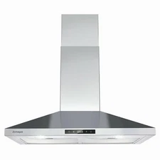 Zomagas 30 inch Wall-Mounted Range Hood 450CFM Stainless Steel Touch Switch LED