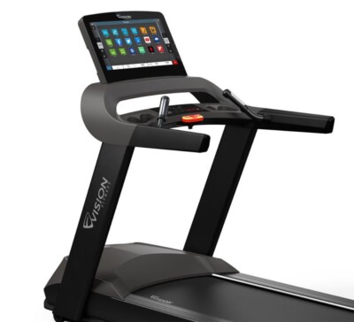 Studio Laufband mit TV, Multimedia. 182kg Benutzergewicht, T600E Vision Fitness