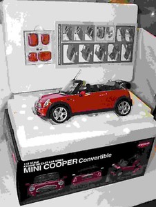 mini cooper convertible toy car