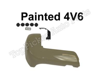 Painted 4V6 Rear Bumper End Support iClips Lh 3pcs For Tacoma 2016-2023 w/o Hole