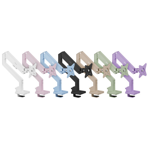 Pixio PS1S Wave Premium Universal Single Monitor Arm | Multiple Colors