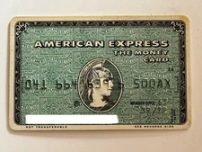 American Express Credit Card The Money Card American Express Space Bank 1972 Exp