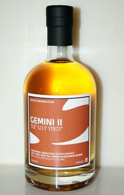 GEMINI II 57,6% 2011 2020 1st Fill American Bourbon Barrel Scotch Universe 0.7L