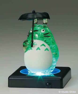 Crystal puzzle 3D My Neighbor Totoro 42 pieces +display LED light stand set