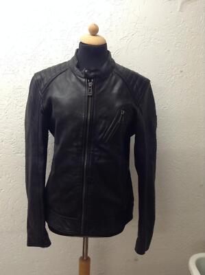 BELSTAFF - Herren Lederjacke V RACER 2.0 schwarz - Gr.  48 - Neu !!!