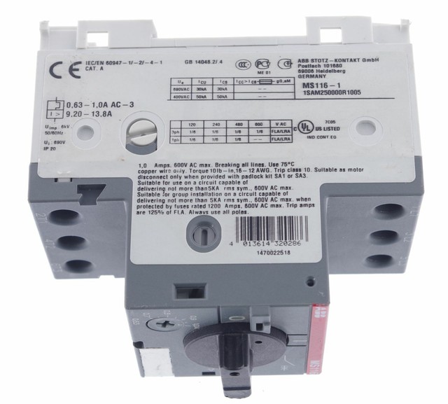 ABB MS116 MS116-1 MS1161 1SAM250000R1005 | eBay