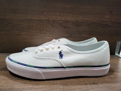 ?? POLO by Ralph Lauren - Keaton Leather-Trim Canvas Sneakers Keaton Leather-Trim Canvas Sneaker main image 2