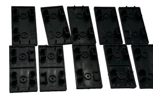 Lot of 10 V-Slot Aluminum Profile End Caps Black MK 2508 ABS System Profiles ✅