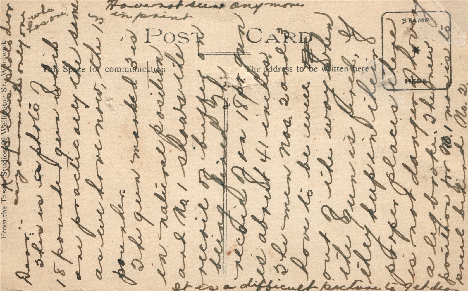 ARTILLERY in ACTION ANTIQUE REAL PHOTO POSTCARD RPPC 