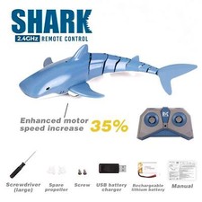 Remote-controlled Shark Can Swimming In The Water Boys' Toys