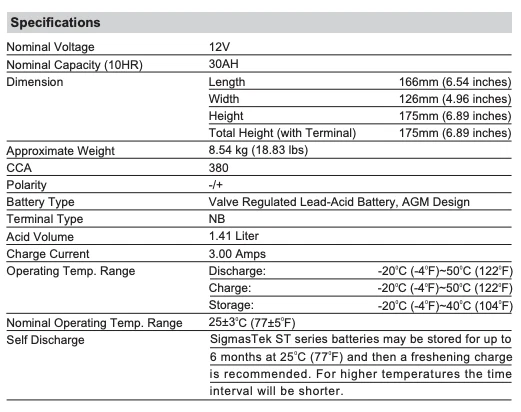 Harley-Davidson 1580CC FL,FLH Series (T.), 2007-09 Battery (Replacement) 385CCA Foto 3 de 4