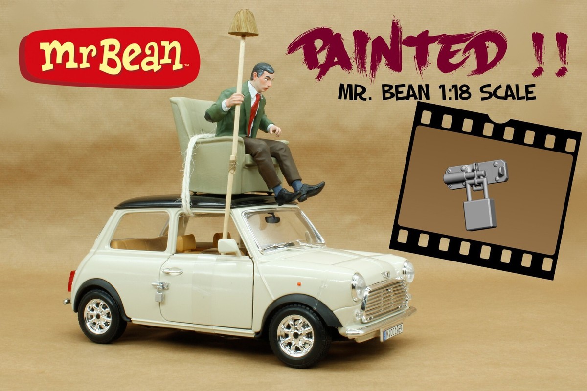Mr Bean for MINI COOPER Set 1/18 NEW Hand Painted RETROMODELS | eBay