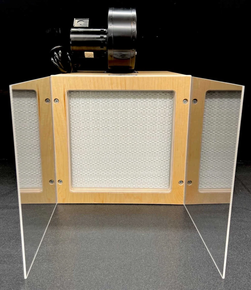 Portable Horizontal Laminar Flowhood HEPA 99.99% "12x12" Mycology Mushroom Grow - Image 4 of 4