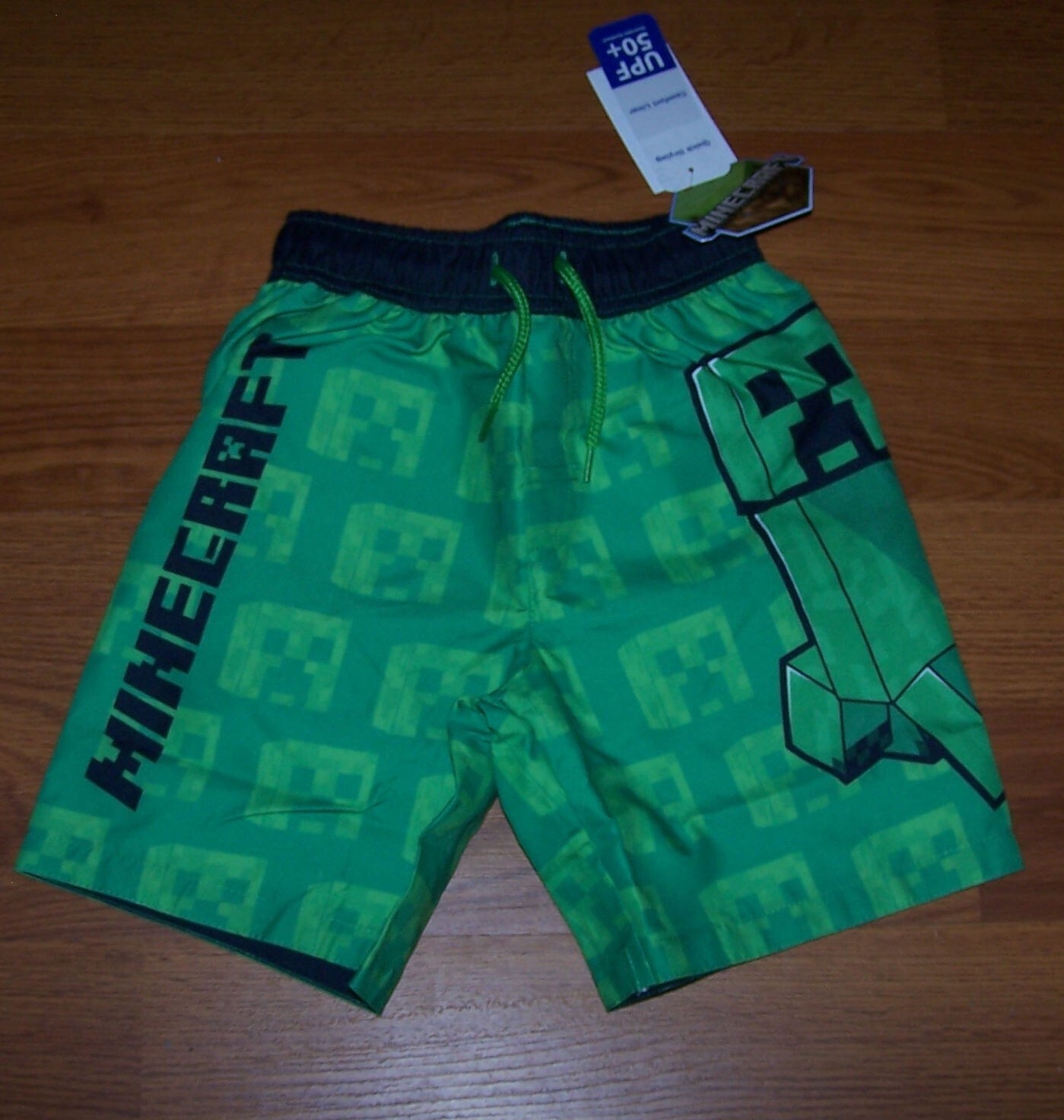Size S (4) Boys Minecraft Swim Trunks UPF 50 eBay