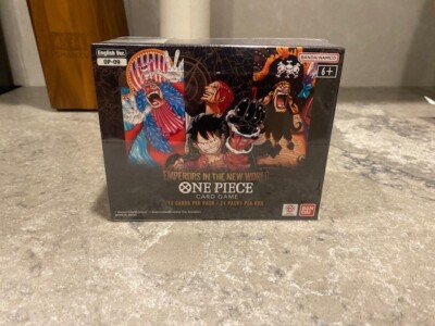 ONE PIECE EMPERORS of the NEW WORLD booster box 24 packs OP-09 English (sealed)