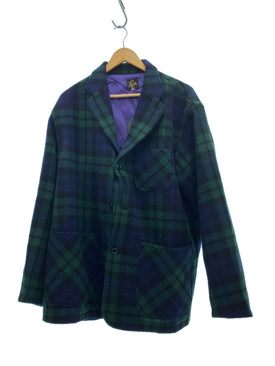 NEEDLES Loafer Jacket-Wool Tartan Plaid