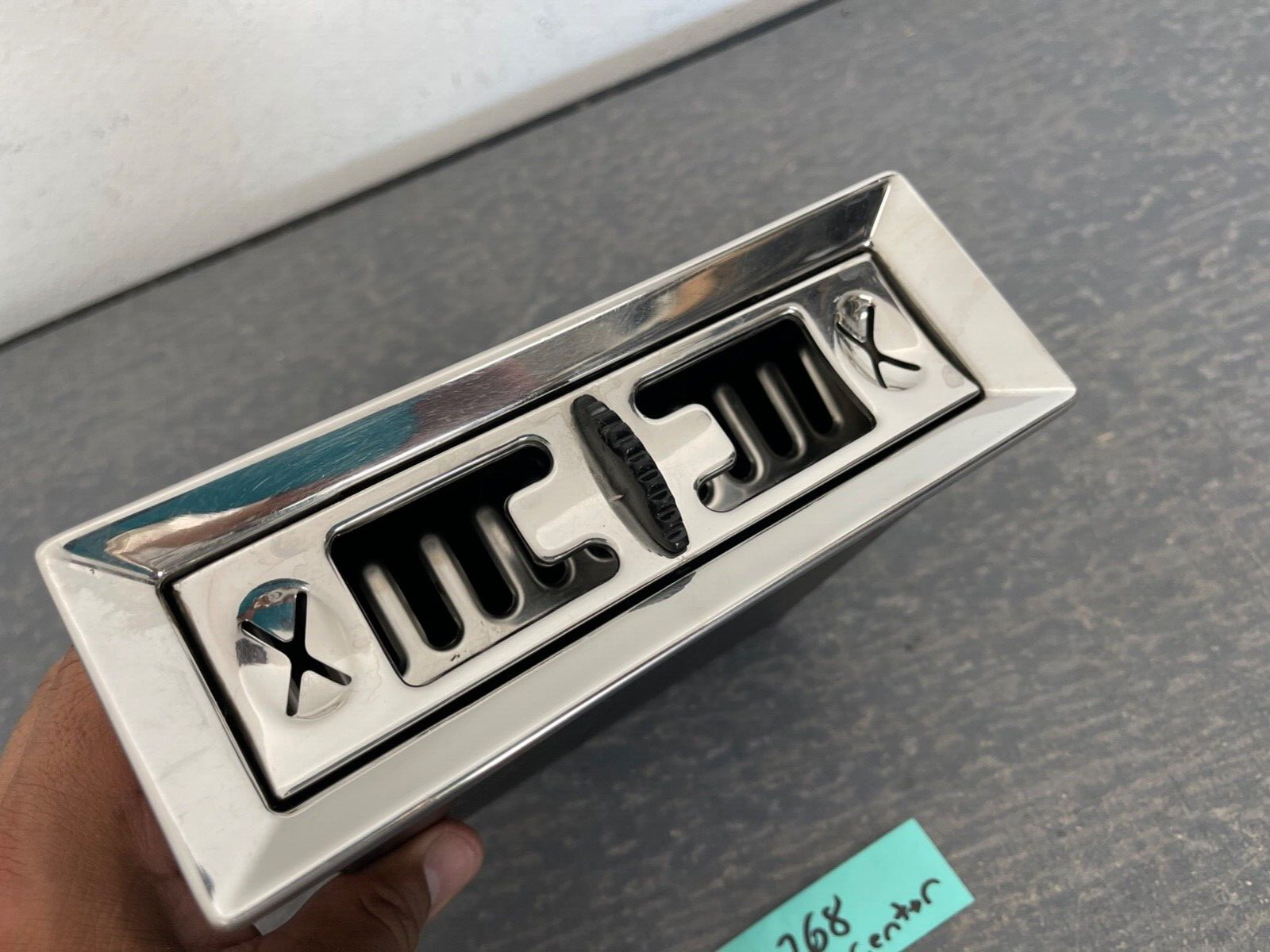 Rolls Royce Silver Shadow II Silver Spur  OEM Center Console Chrome Ash Tray