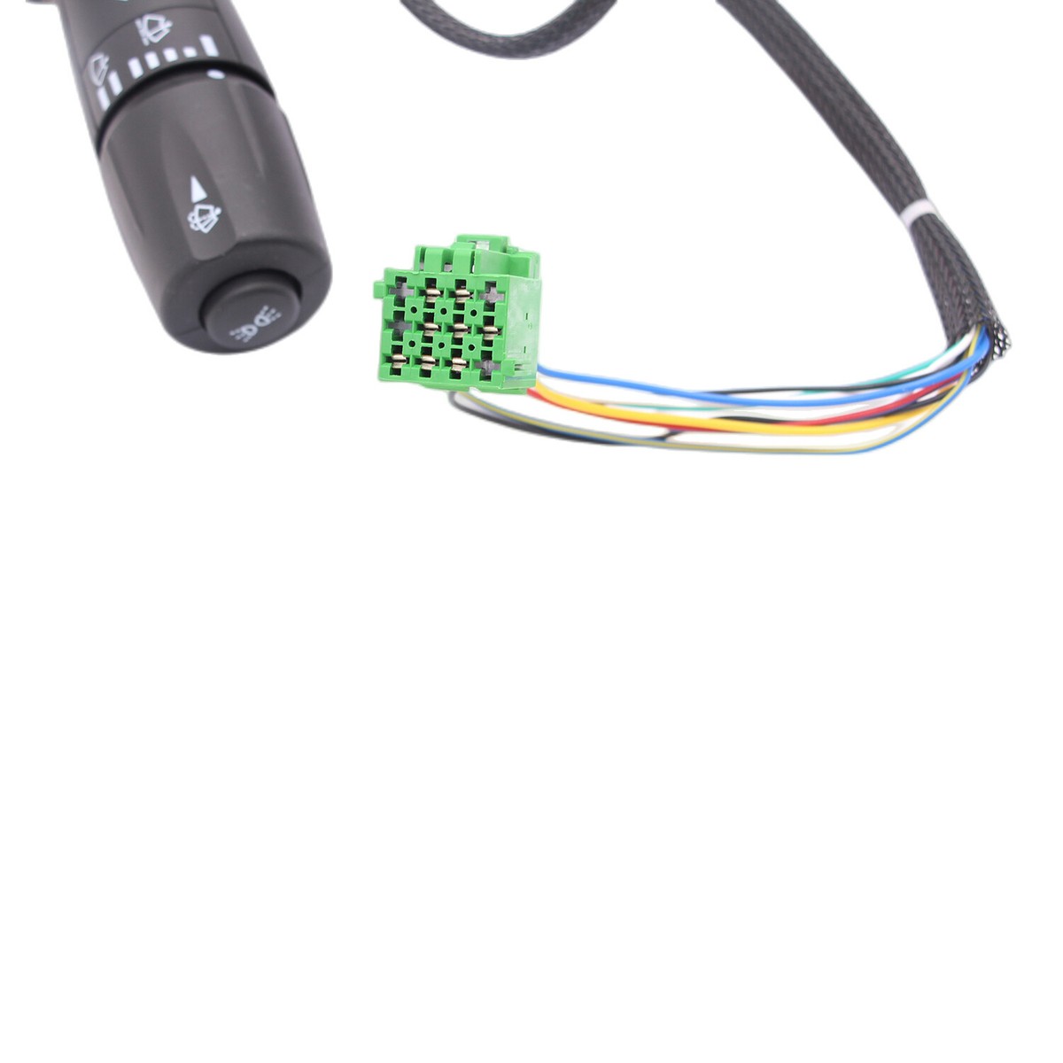 XQSMWF Turn Signal Switch With 8-Wire Black Compatible With