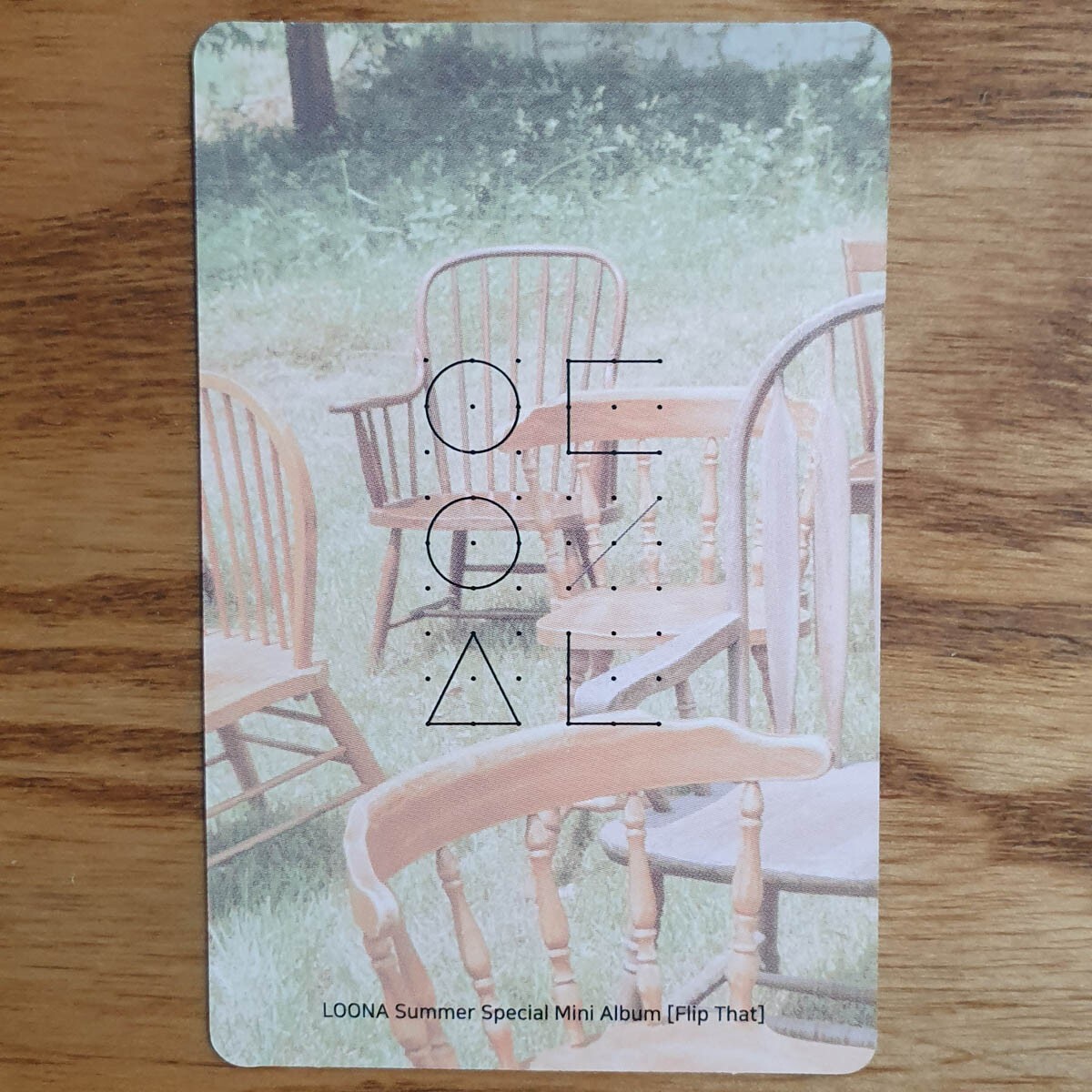 Kimlip Official Photocard Loona Summer Special Mini Album