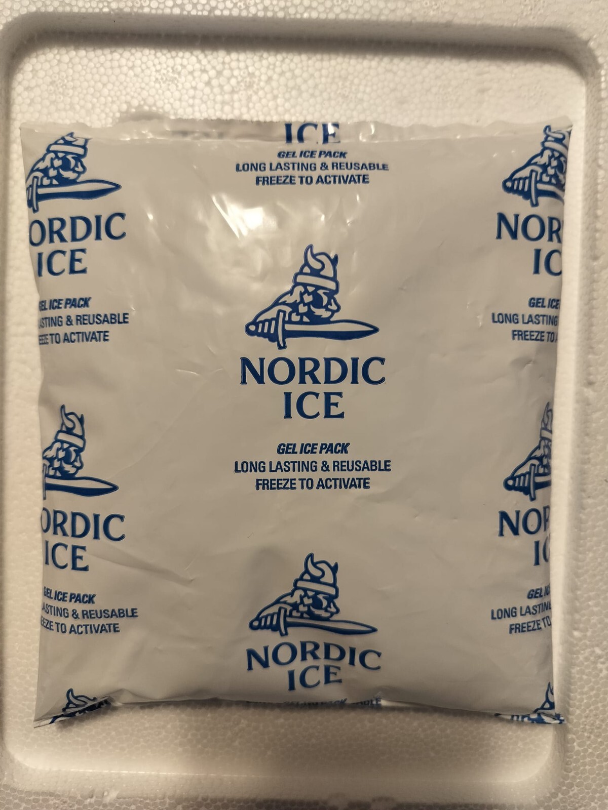 Ice No Label Nordic Ice - No-Sweat Reusable Long - Lasting Gel Pack, 16 Oz. | eBay