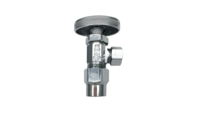 Multi-Turn Angle Stop Valve 1/2 in. CPVC Inlet x 3/8 in. O.D. Compression Outlet