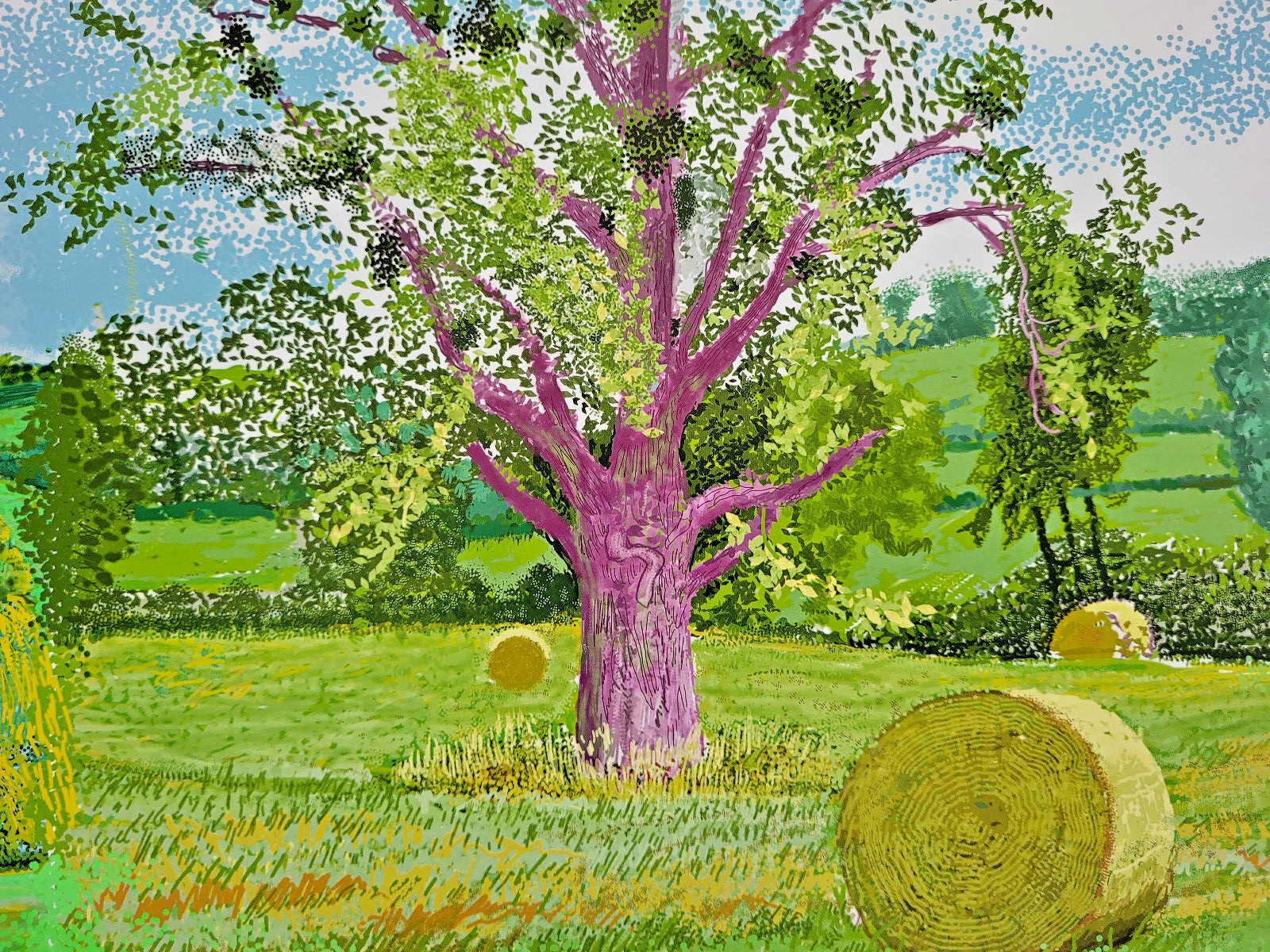DAVID HOCKNEY - ORIGINAL EXHIBITION POSTER - A YEAR IN NORMANDIE - MODEL 2- 2023 image 3