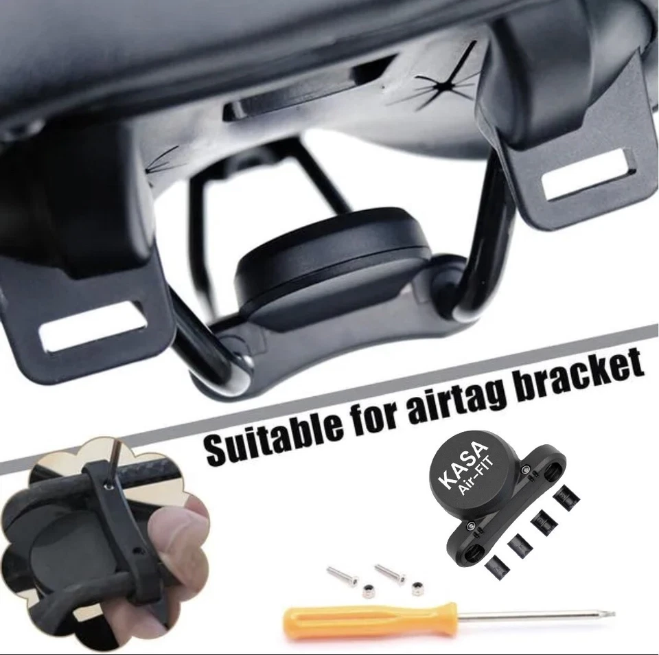 For Air-Tag Holder fit under Bike Saddle Disguised Air Tag Cover Road TT Bike - Image 2 of 4