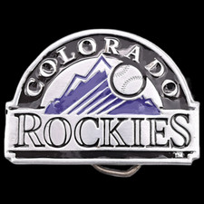 Colorado Rockies MLB Major League Baseball Team Belt Buckle New Old Stock 