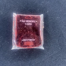 JOYTECH for Sony PS1 1MB Memory Card Red