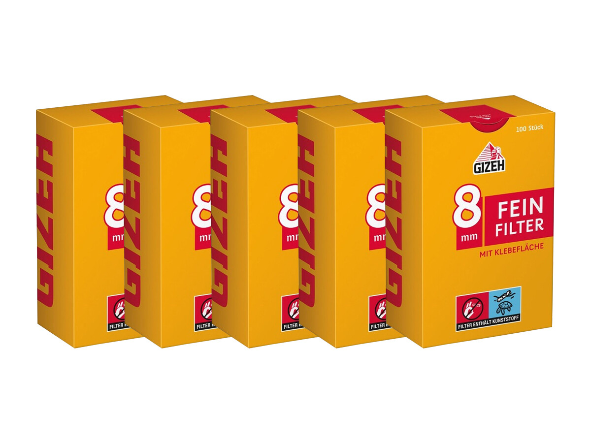 GIZEH © Fein Filter Eindrehfilter ø 8mm mit Klebefläche 100x Filter Tips eBay