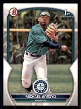 Michael Arroyo 2023 Bowman #BP-63 Prospects Seattle Mariners