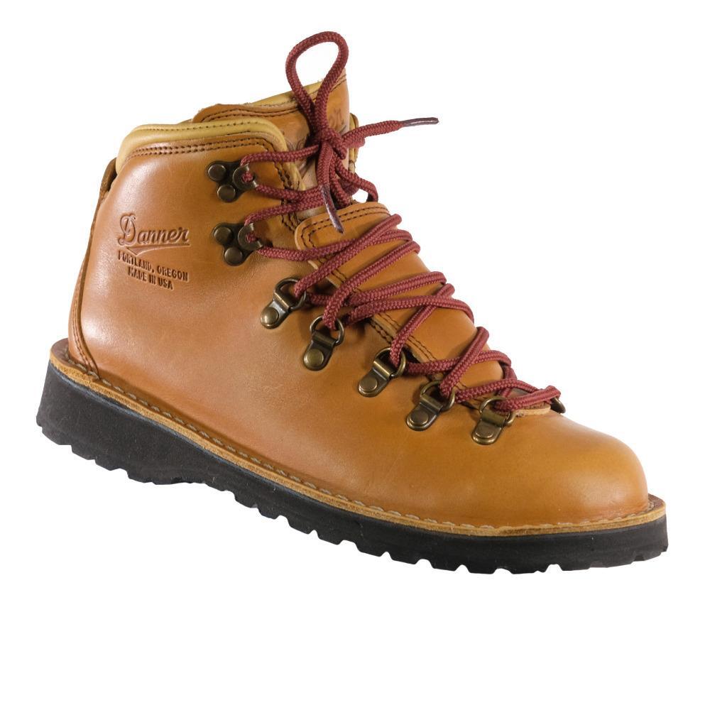 NEW DANNER MOUNTAIN PASS RIO Hiking Boots Sz. 7 Tan Leather USA