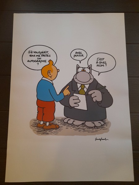 le chat geluck tintin