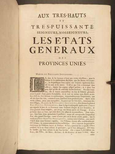 1698 Louis Moreri Historical Dictionary RARE Encyclopedia French 4v HUGE FOLIOS - Picture 8 of 24