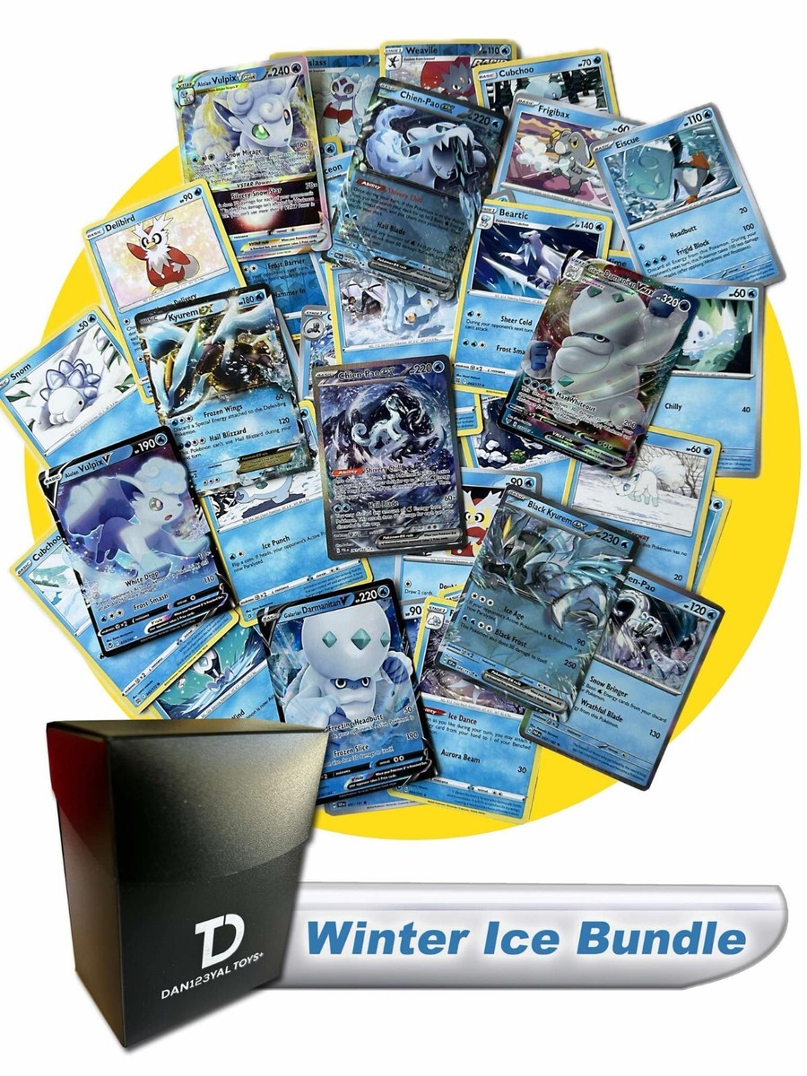 Pokémon Winter Ice TCG Assortment || Ice-Type Ultra Rare + 20
