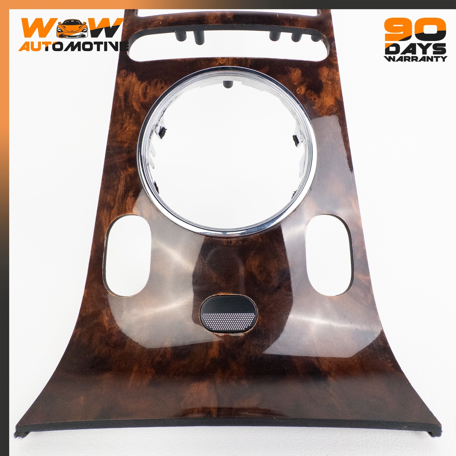 04-13 BENTLEY CONTINENTAL FLYING SPUR CENTER CONSOLE SHIFTER TRIM BEZEL WOOD OEM