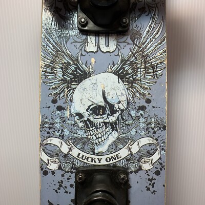 Epic Mini Skateboard Skull & Wings Graphics ~ Complete 17”x5