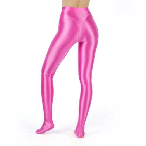 Frauen Strumpfhosen Dünn Hose Sport Leggings Glatt Hosen Schimmer Strümpfe Fuß - Picture 54 of 87