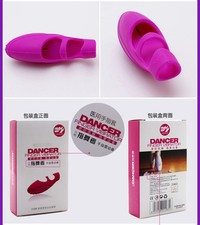 Vibrator, Finger Sleeve Massager, G-Spot/Clit Stimulator