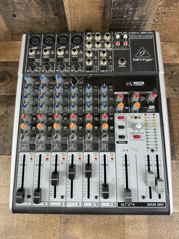 Behringer Xenyx 1204USB Mixer with USB Tested - Image 3 of 4