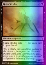 Magic the Gathering MTG Grim Strider (94) Amonkhet   LP FOIL