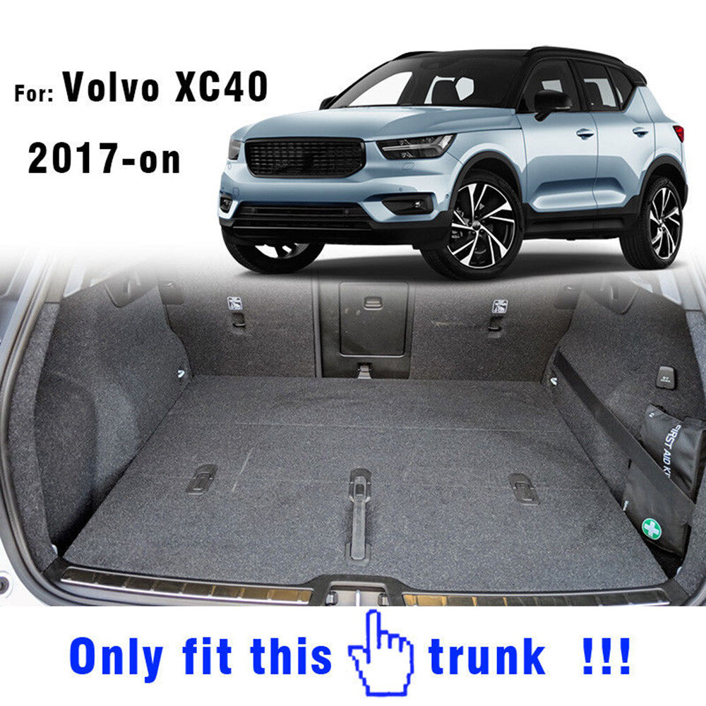 Rear Trunk Boot Mat Cargo Liner Floor Carpet Tray For Volvo XC40 2017