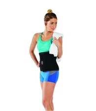 Athletic Works 10" Waist Trimmer Workout Adjustable Grip Strip Stretch up to 60"