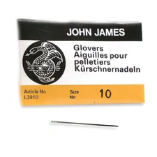 John James Glovers Needles Size 10 43604 Leather Needle Craft Bulk Pack 25 L3910