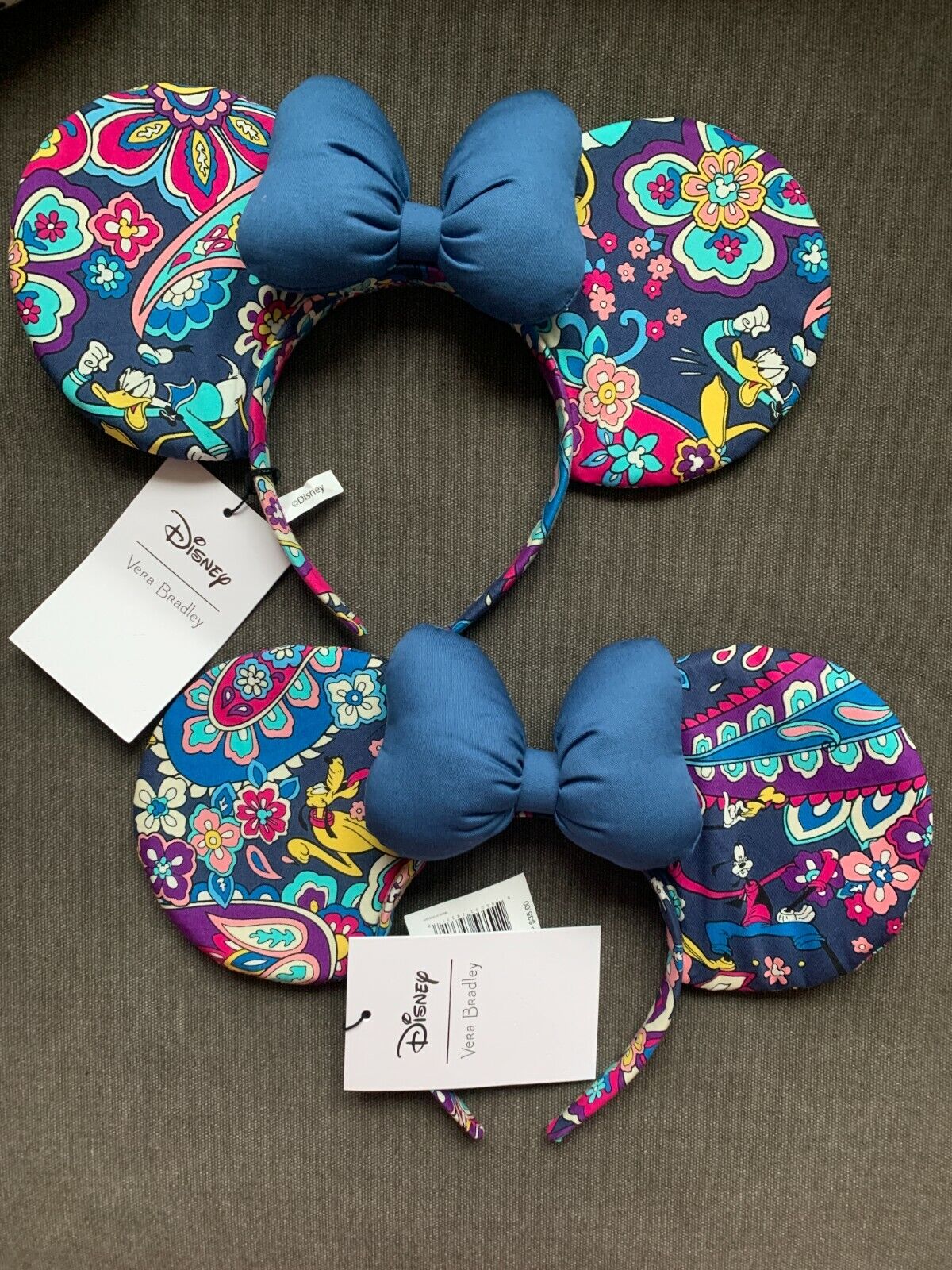 NWT Limited Edition Disney Vera Bradley Minnie Mouse Ears Headband CHOOSE  ONE | eBay