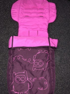 universal footmuff pink