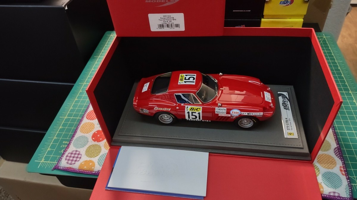 BBR Ferrari 275 GTB TDF 1970 Car N. 151, Limited Edition of BBR Ferrari 275 GTB TDF 1970 Car N. 151, Limited Edition of