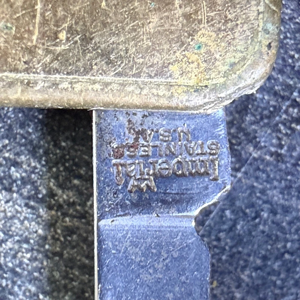 Vintage Imperial Pocket Knife Money Clip Tie USA Made - Image 4 of 4